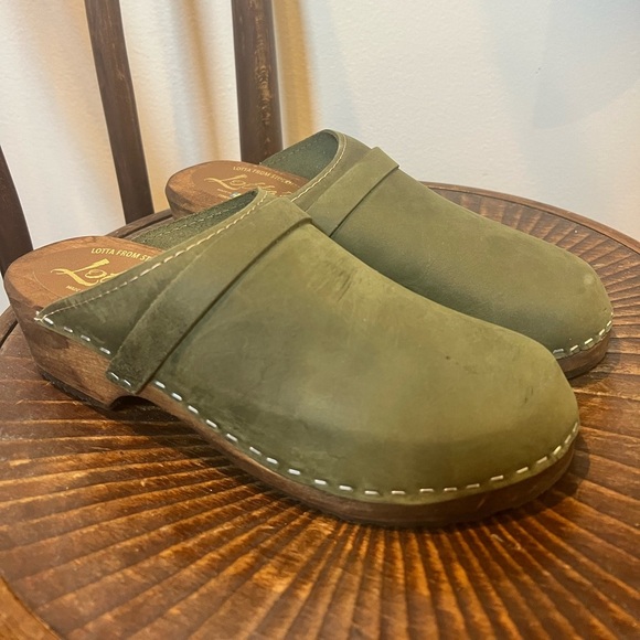 New Lotta’s From Stockholm green oiled nubuck with brown base size 41 - Picture 2 of 7